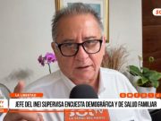 La Libertad: jefe del INEI supervisa encuesta demográfica y de salud familiar