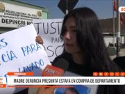 Trujillo: madre denuncia presunta estafa en compra de departamento