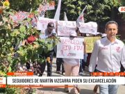 Chiclayo: protesta por Martín Vizcarra frente al Poder Judicial