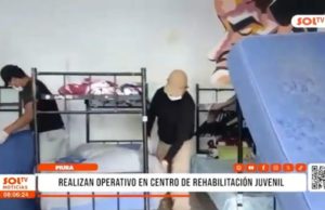 Piura: realizan operativo en Centro de Rehabilitación Juvenil