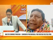 Walter Chirinos propone liberar a Montesinos y mano dura contra la criminalidad en cierre de campaña