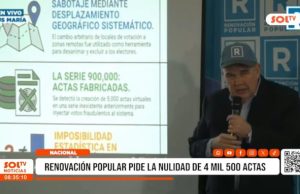 Nacional: Renovación Popular pide nulidad de 4mil 500 actas
