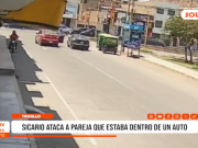 Trujillo: sicario ataca a pareja que estaba dentro de un auto