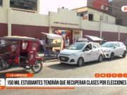 La Libertad: 150 mil estudiantes tendrán que recuperar clases por elecciones