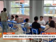 Trujillo: Capacitación miembros de mesa rumbo a elecciones