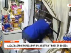 Piura: audaz ladrón ingresa por una ventana y roba en bodega