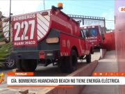 Trujillo: Cía. de Bomberos Huanchaco Beach no tiene energía eléctrica