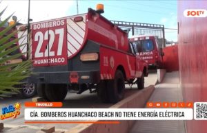 Trujillo: Cía. de Bomberos Huanchaco Beach no tiene energía eléctrica