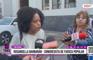 “Roberto es la extensión de Antauro; el señor Sánchez lo piensa y el señor Humala lo dice. Hay que tener cuidado con esas personas”: Rosangella Barbarán, congresista de Fuerza Popular