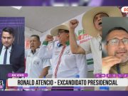 Ronald Atencio, excandidato presidencial por la Alianza Venceremos: “Pedro Francke dará tranquilidad a los sectores económicos; hoy tenemos que enfrentar todos a la mafia fujimorista”.