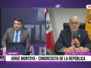 Jorge Montoya, congresista de Honor y Democracia:»Antauro Humala es un delincuente asesino de policías; Roberto Sánchez se convierte en cómplice al avalar el Andahuaylazo»