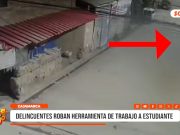 Cajamarca: delincuentes roban herramienta de trabajo a estudiante