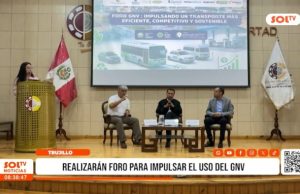 Trujillo: realizarán foro para impulsar el uso de GNV