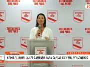 Nacional: Keiko Fujimori lanza campaña para captar cien mil personeros