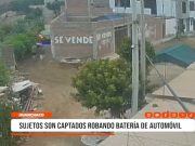 Huanchaco: robo de batería de auto en Las Lomas