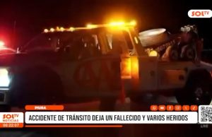 Piura: accidente de tránsito deja un fallecido y varios heridos