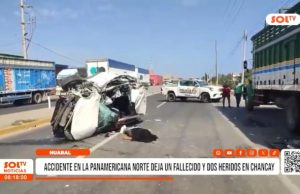 Lima: accidente en Panamericana Norte deja un fallecido y dos heridos en Chancay