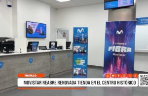 Trujillo: Movistar reabre renovada tienda en centro histórico