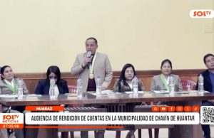 Áncash: audiencia de rendición de cuentas en la municipalidad de Chavín de Huantar