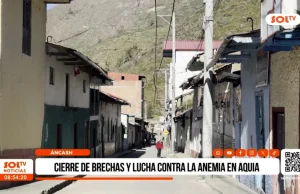 Áncash: cierre de brechas y lucha contra la anemia en Aquia