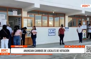 Chiclayo: anuncian cambios de locales de votación