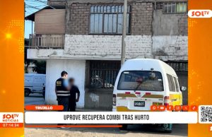 Trujillo: UPROVE recupera combi tras hurto