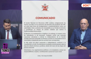 «Estamos ante un golpe de estado electoral; la voluntad popular ha sido afectada al impedir que la gente vote»: Francisco Calisto Giampietri, candidato al Senado por Renovación Popular