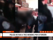 Trujillo: policía retuvo a tres menores por extorsión