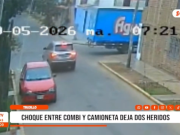 Trujillo: choque entre combi y camioneta deja dos heridos