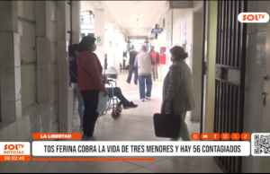 La Libertad: tos ferina cobra la vida de tres menores y hay 56 contagiados