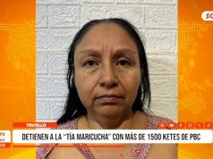 Trujillo: detienen a la ‘tía Maricucha’ con más de 1500 ketes de PBC