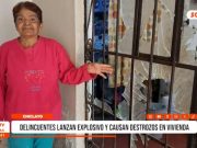 Chiclayo: delincuentes lanzan explosivo y causan destrozos en vivienda