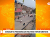 Trujillo: jóvenes estudiantes protagonizan violentos enfrentamientos