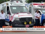 La Libertad: entregan 17 nuevas ambulancias para atención de emergencias
