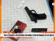Trujillo: tres estudiantes intervenidos con armas están internados en exfloresta