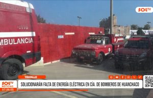 Trujillo: solucionarán falta de energía eléctrica en cía. Bomberos de Huanchaco