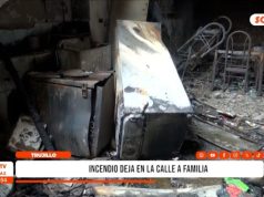 Trujillo: incendio deja en la calle a familia