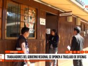 Áncash: trabajadores de Gobierno Regional se oponen a traslado de oficinas