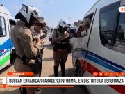 Trujillo: buscan erradicar paradero informal en La Esperanza