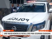Áncash: urge mayor número de patrulleros para seguridad ciudadana