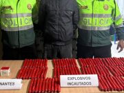 Otuzco: Inteligencia PNP intercepta explosivos ilegales