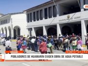 Áncash: pobladores de Huamarín exigen obra de agua potable