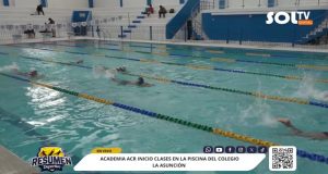 Reabren piscina del colegio La Asunción con clases para todas las edades