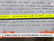 Trujillo: rotarán a policías por ‘falta de profesionalismo’ en llenado de acta
