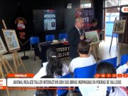 Trujillo: Juvenal realizó taller interactivo con sus obras inspiradas en Vallejo