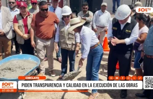 Chiclayo: piden transparencia y calidad en la ejecución de obras