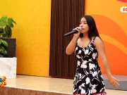 Valentina Salazar sorprendió con un espectacular Mix Selena