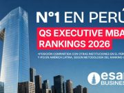 ESAN es N°1 en Perú* en el QS Executive MBA Rankings 2026 y reafirma su excelencia