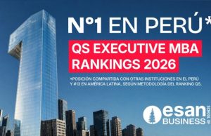ESAN es N°1 en Perú* en el QS Executive MBA Rankings 2026 y reafirma su excelencia