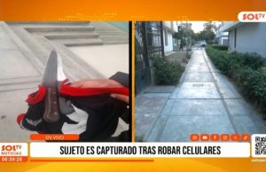 Trujillo: Serenazgo captura sujeto por robo de celulares